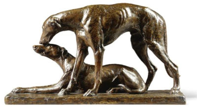 Two Greyhounds by Jacques Cartier - Auction record, sale price, and art valuation. Compare with similar artists and explore comparable artworks.