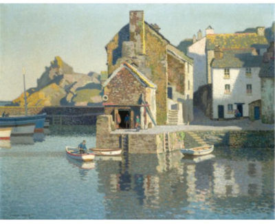 POLPERRO HARBOUR, CORNWALL by Stanley Royle - Auction record, sale price, and art valuation. Compare with similar artists and explore comparable artworks.
