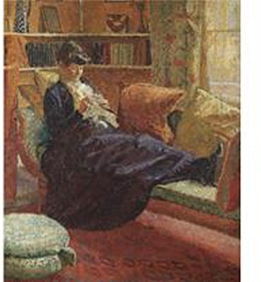 Sample artwork by Malcolm Cyril Drummond (1880 - 1945), known for urban scene and interior painting, teaching - View similar artists and auction records