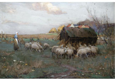 THE SHEPHERDESS; WENDING HOME