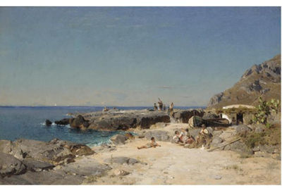 MARINA PICCOLA, CAPRI by Rudolph Heinrich Schuster - Auction record, sale price, and art valuation. Compare with similar artists and explore comparable artworks.