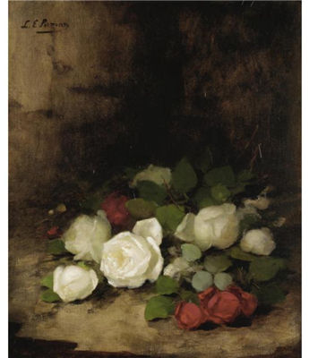 STILL LIFE OF ROSES by Louise Ellen (Torrance) Perman - Auction record, sale price, and art valuation. Compare with similar artists and explore comparable artworks.
