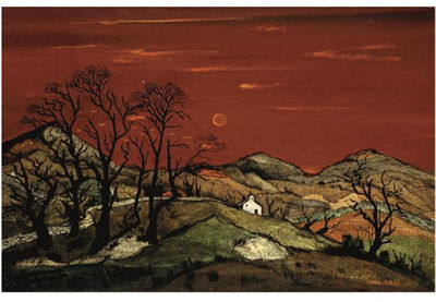 RED SKY by Fred Uhlman - Auction record, sale price, and art valuation. Compare with similar artists and explore comparable artworks.