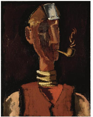 MINER WITH A PIPE