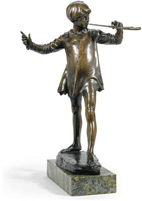 PETER PAN by George James Frampton - Auction record, sale price, and art valuation. Compare with similar artists and explore comparable artworks.