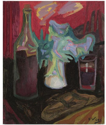 NATURALEZA MUERTA CON BOTELLA (STILL LIFE WITH A BOTTLE)