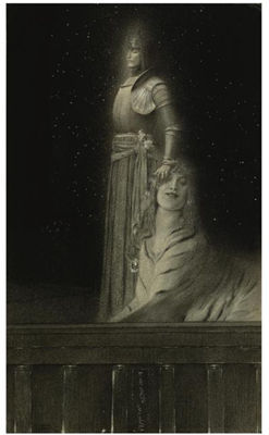 AVEC VERHAEREN. UN ANGE by Fernand Edmond Khnopff - Auction record, sale price, and art valuation. Compare with similar artists and explore comparable artworks.