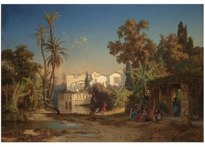 NOON DAY REST IN THE OASIS
