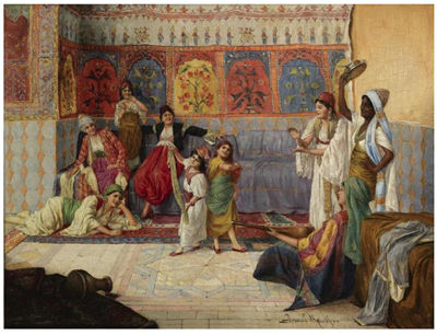 Sample artwork by Daniel Israel (1859 - 1901), known for painting - View similar artists and auction records
