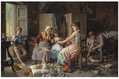Sample artwork by Giovanni Battista Torriglia (1857 - 1937), known for genre painting - View similar artists and auction records