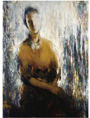 Sample artwork by Koula Bekiari (1905 - 1992), known for painting - View similar artists and auction records