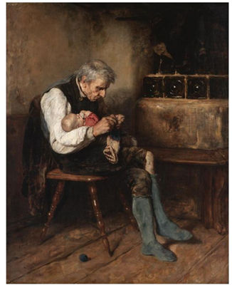 Sample artwork by Nikolaus Gyzis (1842 - 1901), known for genre, portrait and figure painting, teaching - View similar artists and auction records