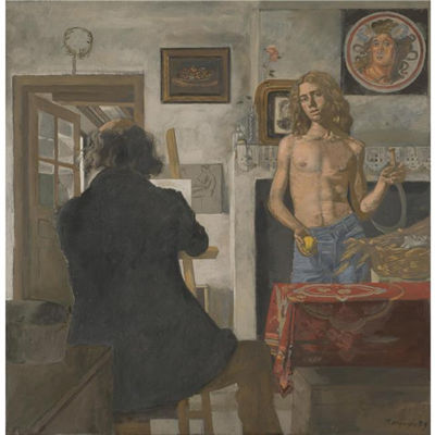 THE ARTIST AND HIS MODEL