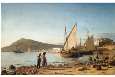 Sample artwork by Christian Eckardt (1832 - 1914), known for painting - View similar artists and auction records