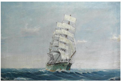 A FULL-RIGGED SHIP