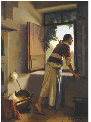 LOOKING OUT OF THE WINDOW