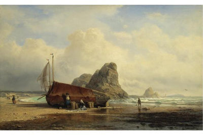 COASTAL SCENE, BRITTANY