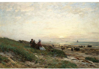 AWAITING THE FISHERMEN'S RETURN