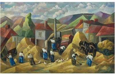 Sample artwork by Paul Kotlarevsky (1883 - 1950), known for cubism, russian primitivism, and futurism - View similar artists and auction records