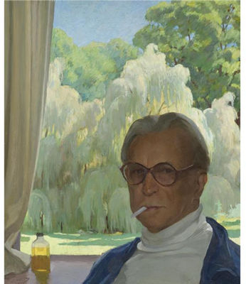 Portrait of Savely Sorine: Self-portrait