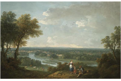 Sample artwork by Francesco Zuccarelli (1702 - 1788), known for bucolic landscape with figure, portrait and genre painting - View similar artists and auction records