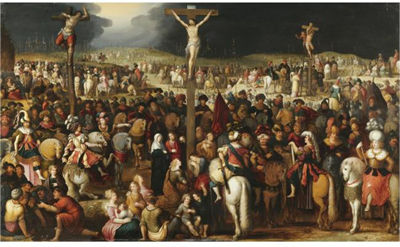 Sample artwork by Louis De Caullery (1580 - 1621), known for multi-figure paintings in architectural settings, genre scenes, drawing - View similar artists and auction records