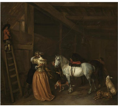 Sample artwork by Hendrick Verschuring (1627 - 1690), known for figure, genre, landscape painting - View similar artists and auction records