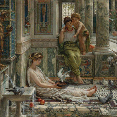 THE CORNER OF THE VILLA by Edward John (Sir) Poynter - Auction record, sale price, and art valuation. Compare with similar artists and explore comparable artworks.