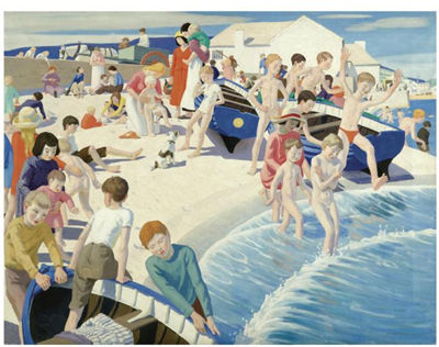 ON THE BEACH AT NEWLYN