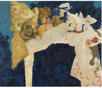 UNTITLED (WHITE TABLECLOTH)