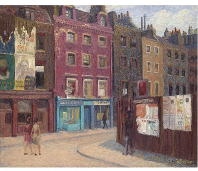 Sample artwork by Frederick Gore (1913 - 2009), known for land-and townscape, still life, portrait painting - View similar artists and auction records