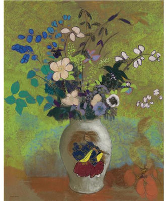 VASE AU GUERRIER JAPONAIS