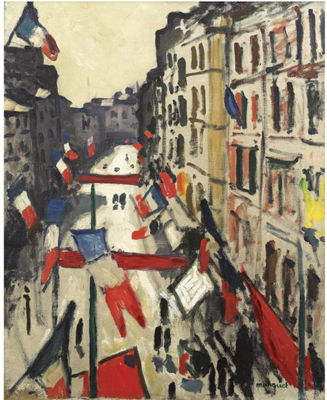 LE 14 JUILLET AU HAVRE by Albert Marquet - Auction record, sale price, and art valuation. Compare with similar artists and explore comparable artworks.