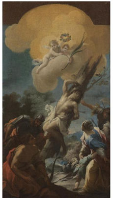 THE MARTYRDOM OF SAINT SEBASTIAN by Giovanni Battista Ranieri Del Pace - Auction record, sale price, and art valuation. Compare with similar artists and explore comparable artworks.