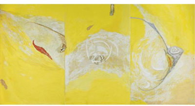 ACQUA DI STAGNO O BOSCO DI GIARDINO---in 3 parts by Mimmo (Domenico) Paladino - Auction record, sale price, and art valuation. Compare with similar artists and explore comparable artworks.