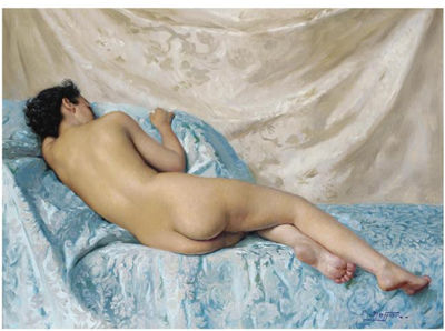 Sample artwork by Paul Sieffert (1874 - 1957), known for portraiture and nudes in oil paint - View similar artists and auction records