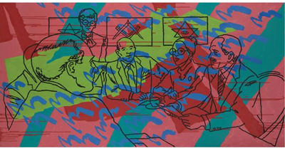 CONSPIRACY I by Sven Gundlach - Auction record, sale price, and art valuation. Compare with similar artists and explore comparable artworks.