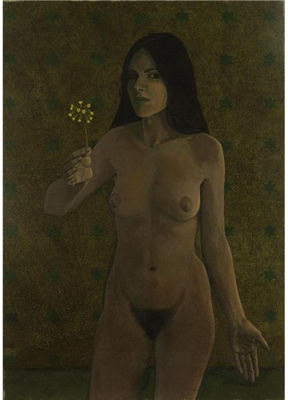 GIRL HOLDING A COWSLIP