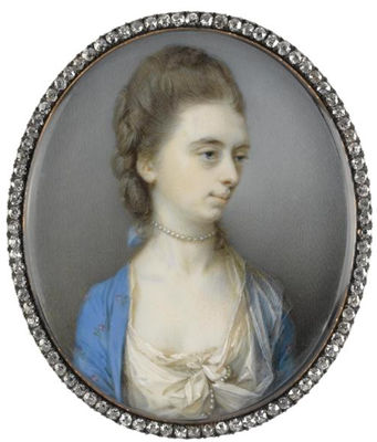 PORTRAIT OF EMILY, COUNTESS OF BELLOMONT by Jeremiah Meyer - Auction record, sale price, and art valuation. Compare with similar artists and explore comparable artworks.
