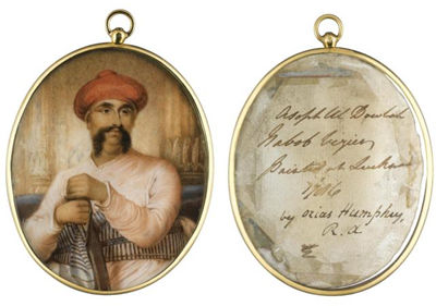 PORTRAIT OF ASAF-UD-DAULA, NAWAB WAZIR OF OUDH (D.1797)