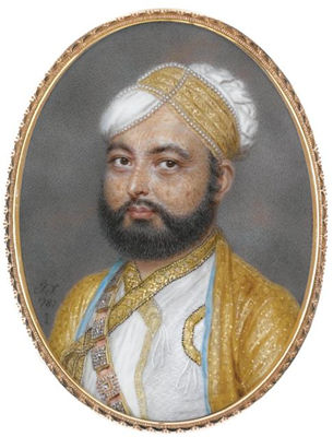 PORTRAIT OF HAFIZ MUHAMMAD MUNAVVAR KHAN, AMIR-UL-UMARA, OF ARCOT