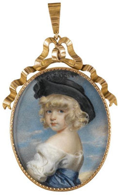 Sample artwork by Henry Jacob Birch (1763 - 1834), known for miniature portrait painting - View similar artists and auction records