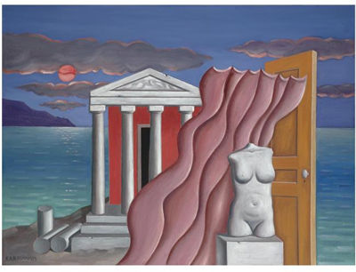 Sample artwork by Sarandis Karavousis (1938 - 2011), known for painting - View similar artists and auction records