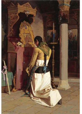 GIRL PRAYING