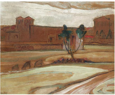 LANDSCAPE by Theofrastos Triandafyllidis - Auction record, sale price, and art valuation. Compare with similar artists and explore comparable artworks.