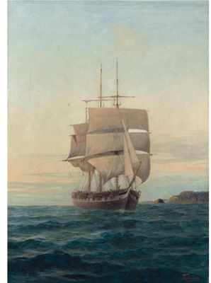 Sample artwork by Ioannis Poulakas (1863 - 1942), known for painting and theatre stage design - View similar artists and auction records
