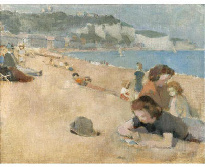 ON THE BEACH, DOVER by Tom Carr - Auction record, sale price, and art valuation. Compare with similar artists and explore comparable artworks.