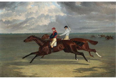 THE MATCH BETWEEN PRIAM AND AUGUSTUS AT NEWMARKET, 1831