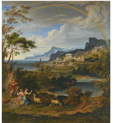 Sample artwork by Joseph Anton Koch (1768 - 1839), known for romantic and neo-classical landscape painting, frescoes - View similar artists and auction records