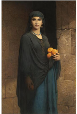 Sample artwork by Charles Zacharie Landelle (1821 - 1908), known for figure, landscape and genre painting, orientalism - View similar artists and auction records